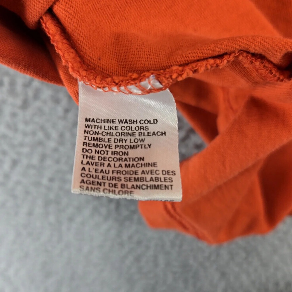 Tommy Bahama Shirt Mens Large Orange Rum Pa Pum Pum Graphic Short Sleeve Marlon - Picture 8 of 10